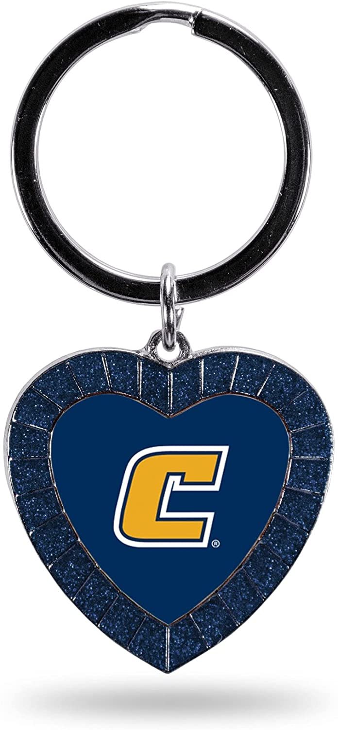 Tennessee Chattanooga Keychain Rhinestone Heart Decal Emblem Team Color University of