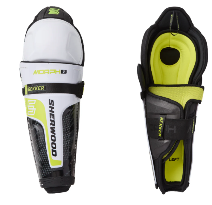 SHERWOOD REKKER MORPH 2 HOCKEY SHIN GUARDS