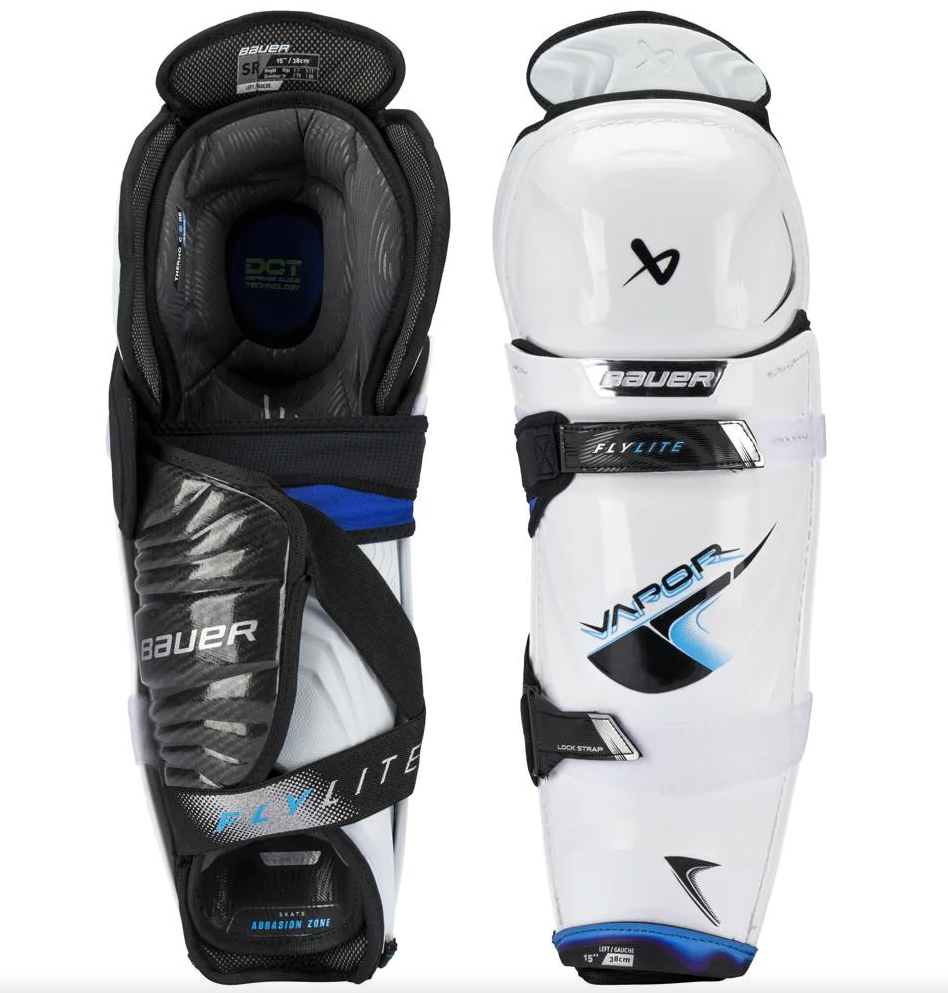BAUER VAPOR FLYLITE HOCKEY SHIN GUARDS