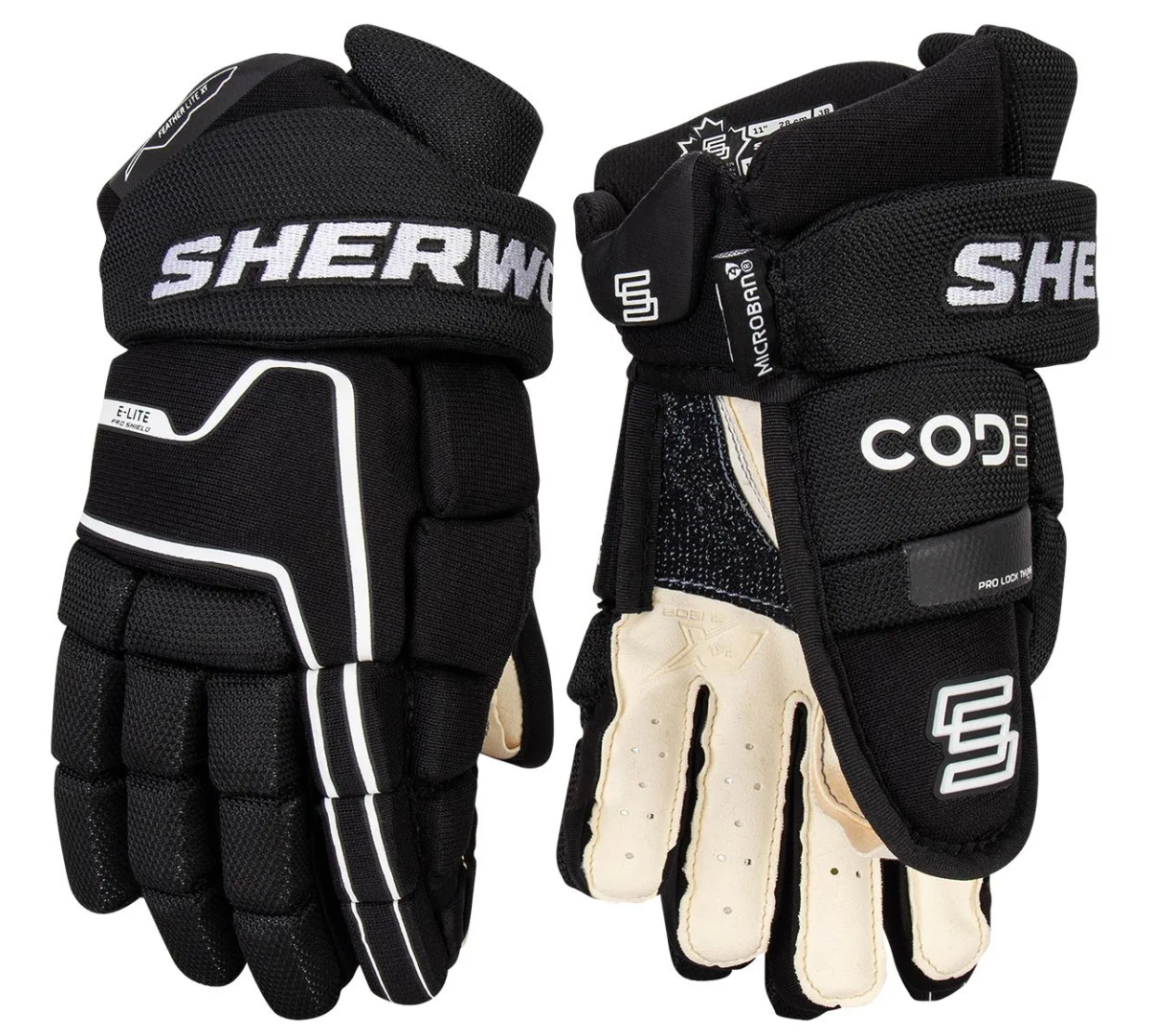 SHERWOOD CODE ENCRYPT PRO HOCKEY GLOVES - JUNIOR