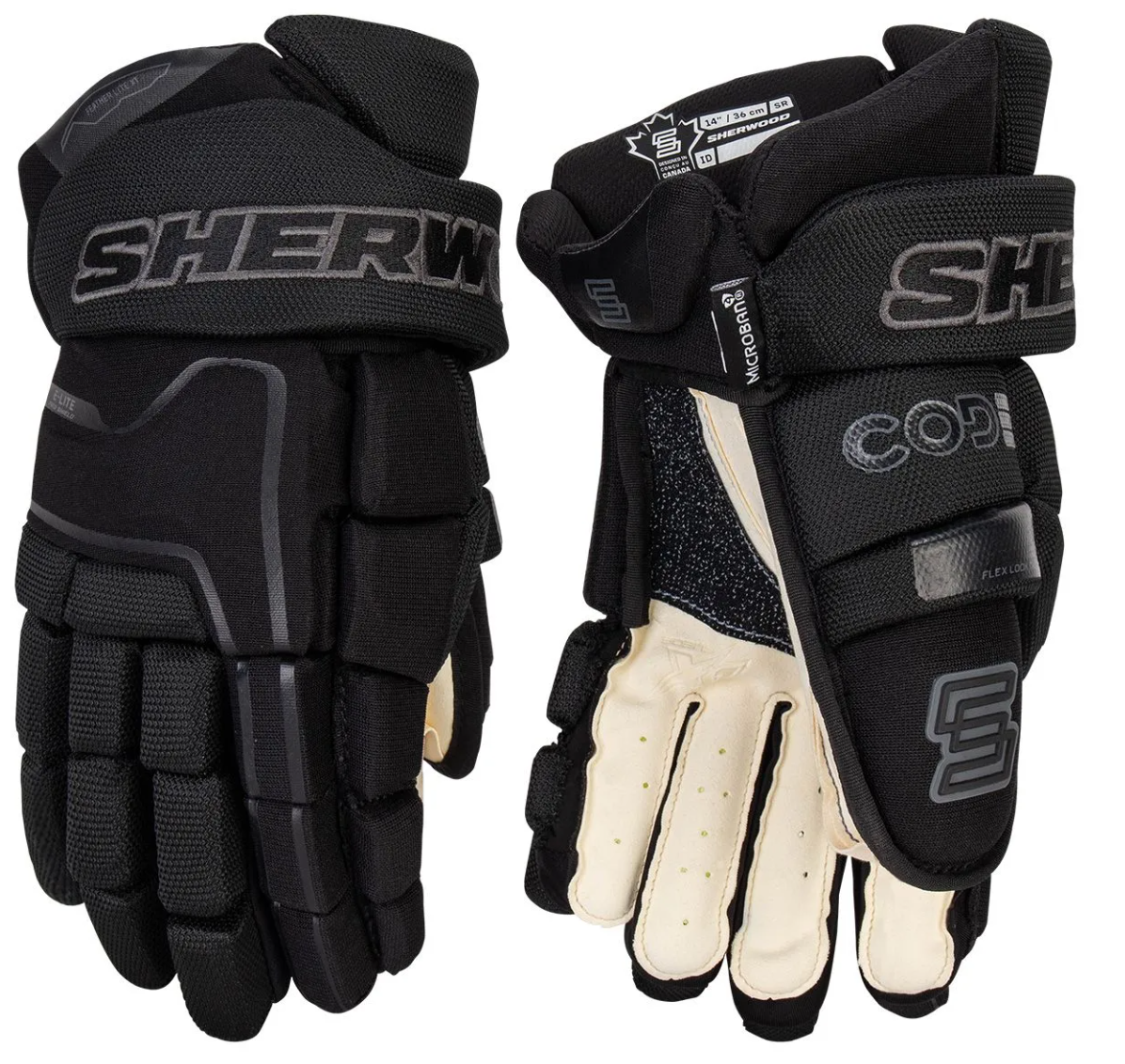 SHERWOOD CODE ENCRYPT PRO HOCKEY GLOVES - SENIOR