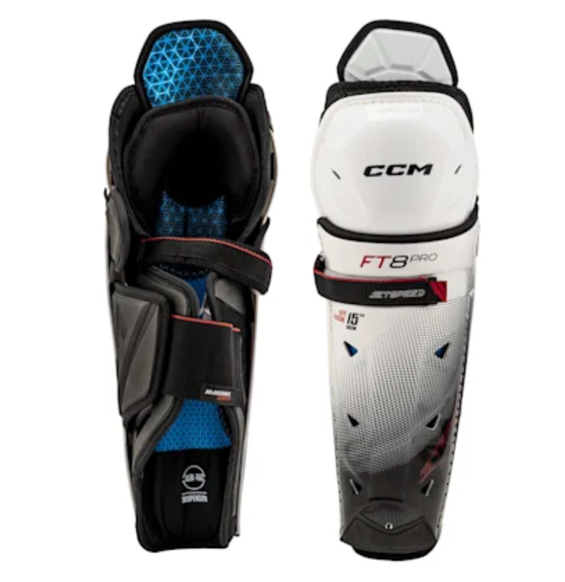 CCM JETSPEED FT8 PRO SHIN GUARDS