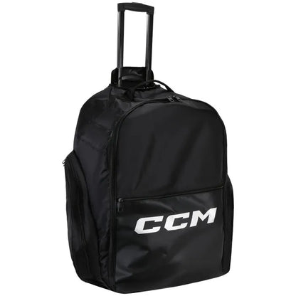 CCM 490 PLAYER BLACK ROLLING BACKPACK BAG