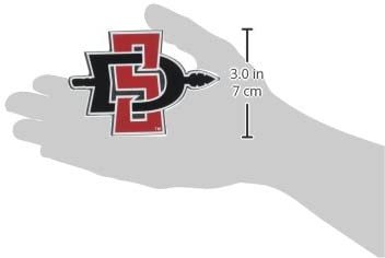 Rutgers University Scarlet Knights Embossed Color Auto Emblem Aluminum Metal Raised Decal Sticker Full Adhesive Backing